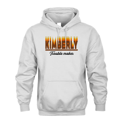 Your Name Trouble Maker Funny Shirt KIMBERLY M1-34