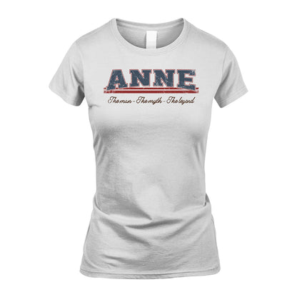 The Man The Myth The Legend Vintage Shirt ANNE M1-6