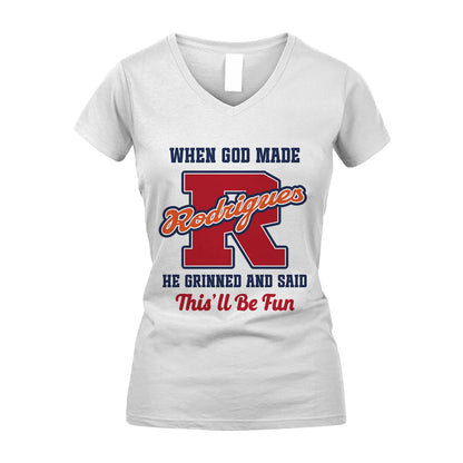 God Made Your Name Custom Shirt RODRIGUES M1-16