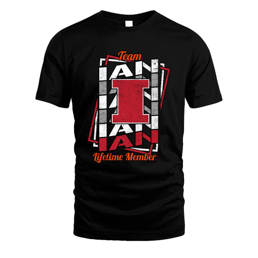 Team Your Name Lifetime Member Sporty Shirt IAN M1-25