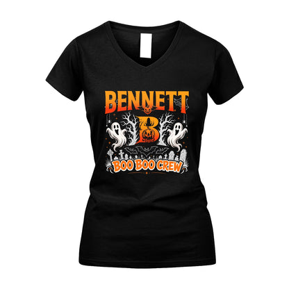 Boo Boo Crew Halloween Custom Name Shirt BENNETT M1-28