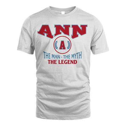 The Man The Myth The Legend Jet Style Shirt ANN M1-9