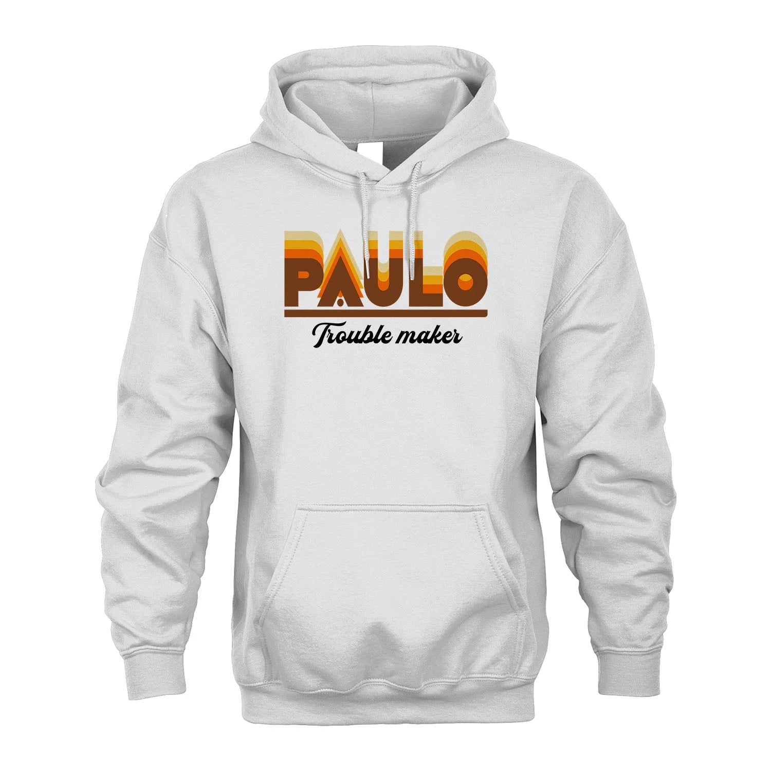 Your Name Trouble Maker Funny Shirt PAULO M1-34