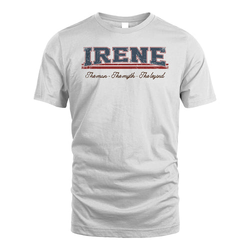 The Man The Myth The Legend Vintage Shirt IRENE M1-6