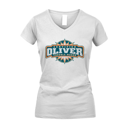 Certified Your Name Trouble Maker Shirt OLIVER M1-36