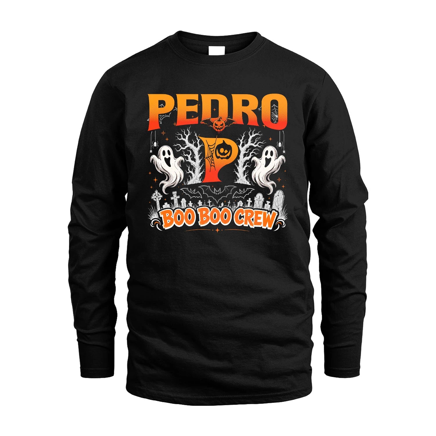 Boo Boo Crew Halloween Custom Name Shirt PEDRO M1-28