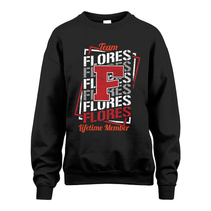 Team Your Name Lifetime Member Sporty Shirt FLORES M1-25