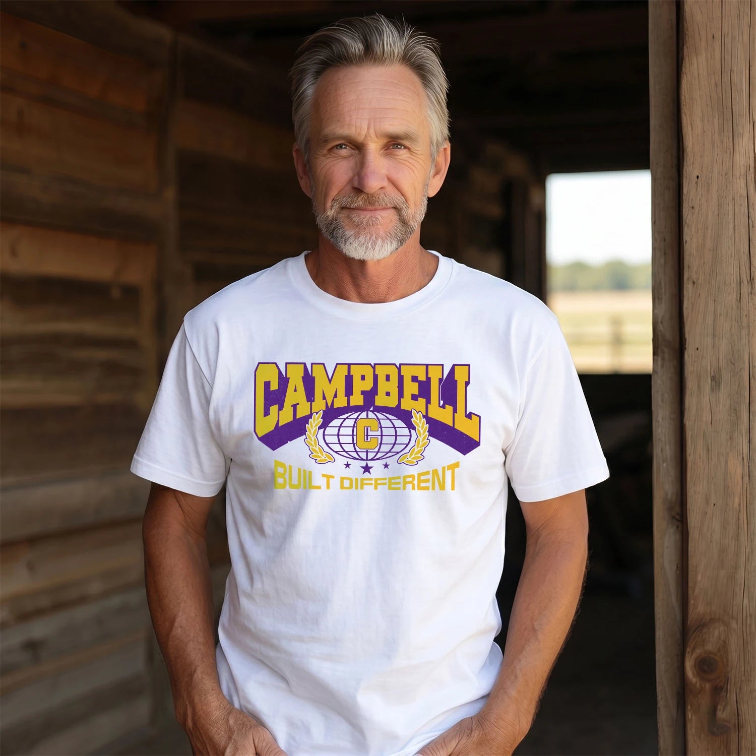Your Name Built Different Sporty Shirt CAMPBELL M1-32