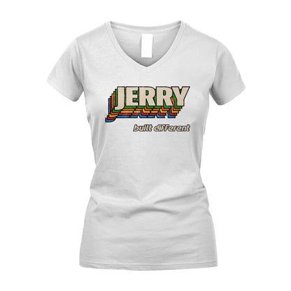 Your Name Built Different Retro Shirt JERRY M1-26