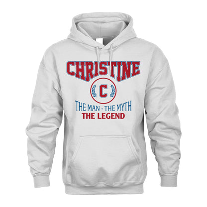 The Man The Myth The Legend Jet Style Shirt CHRISTINE M1-9