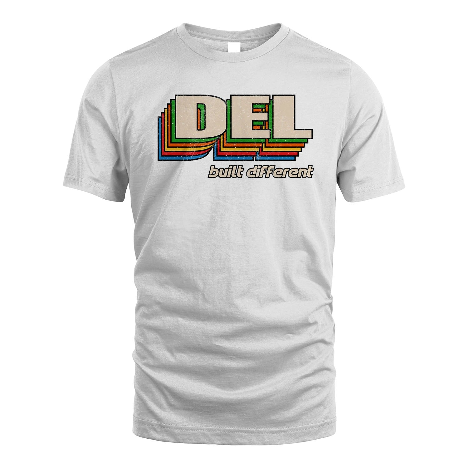 Your Name Built Different Retro Shirt DEL M1-26