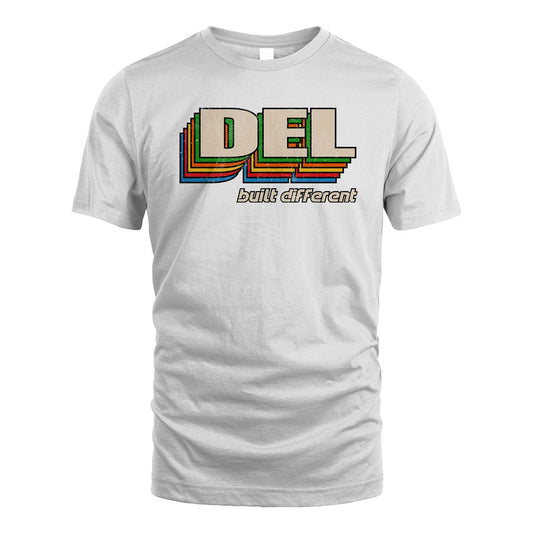 Your Name Built Different Retro Shirt DEL M1-26