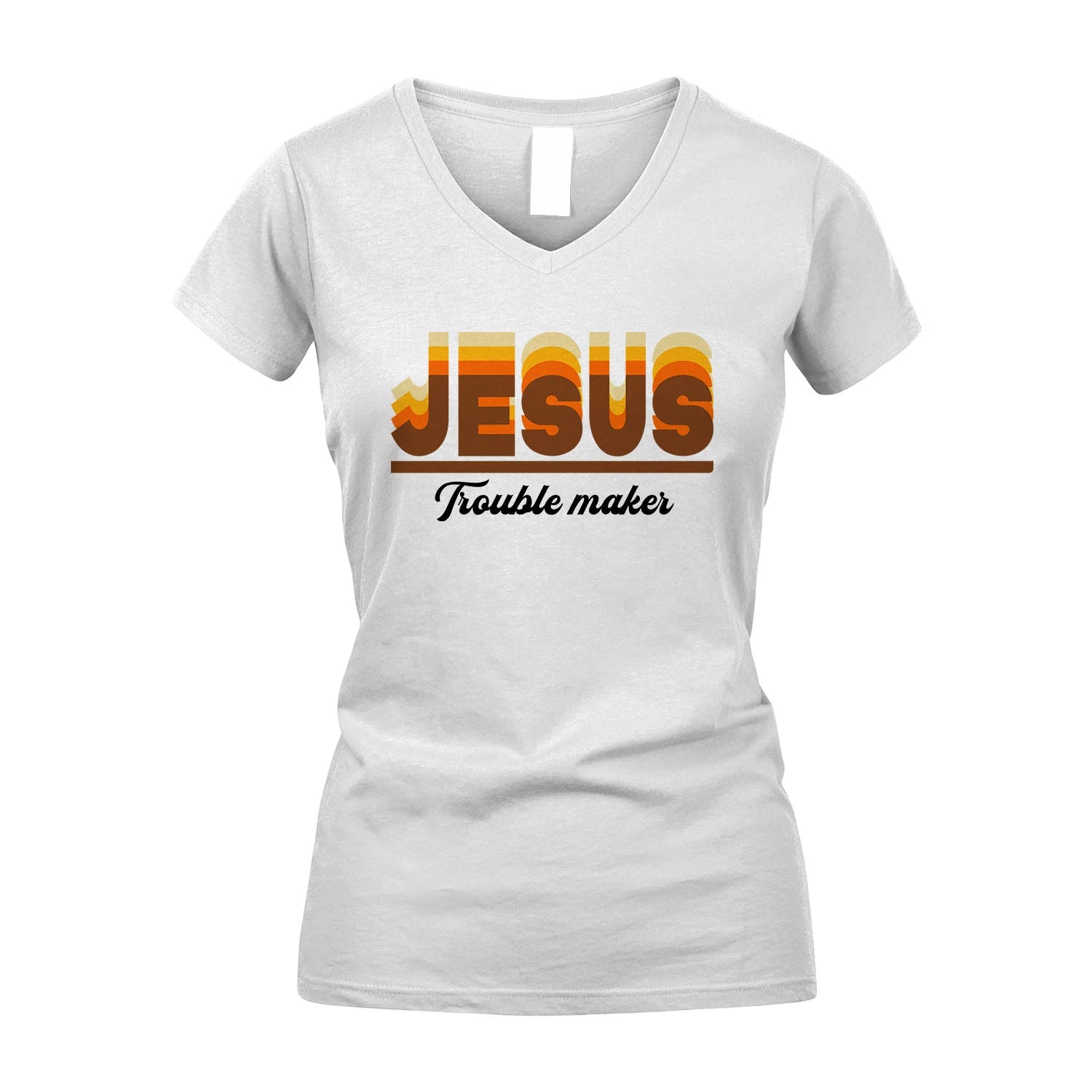Your Name Trouble Maker Funny Shirt JESUS M1-34