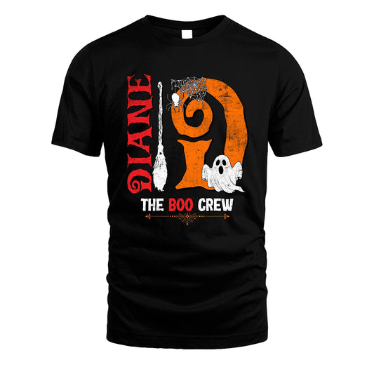 The Boo Crew Halloween With Your Name Shirt DIANE M1-23