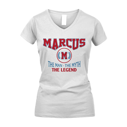 The Man The Myth The Legend Jet Style Shirt MARCUS M1-9