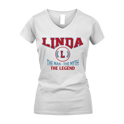 The Man The Myth The Legend Jet Style Shirt LINDA M1-9