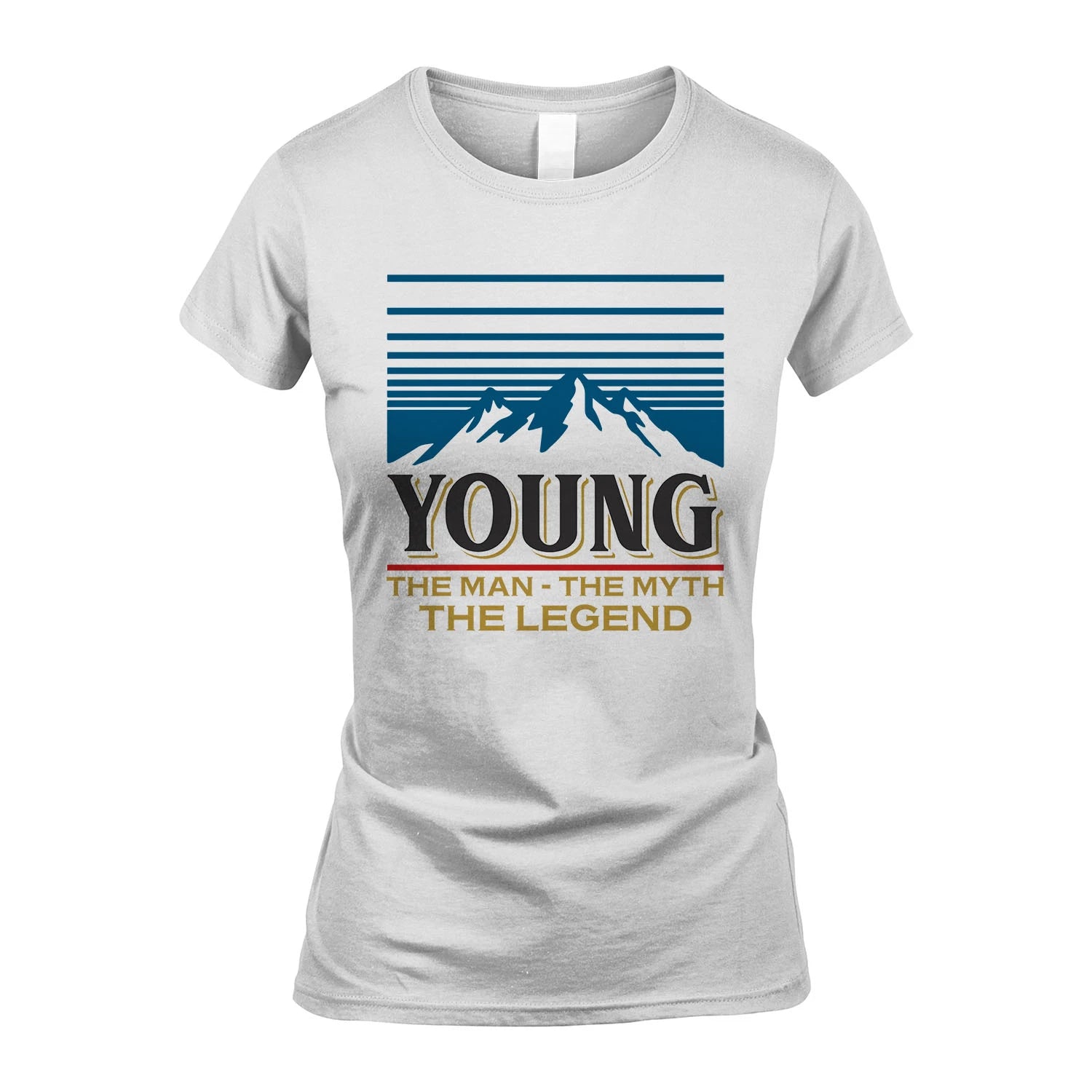 The Man The Myth The Legend Vintage Mountain Shirt YOUNG M1-19