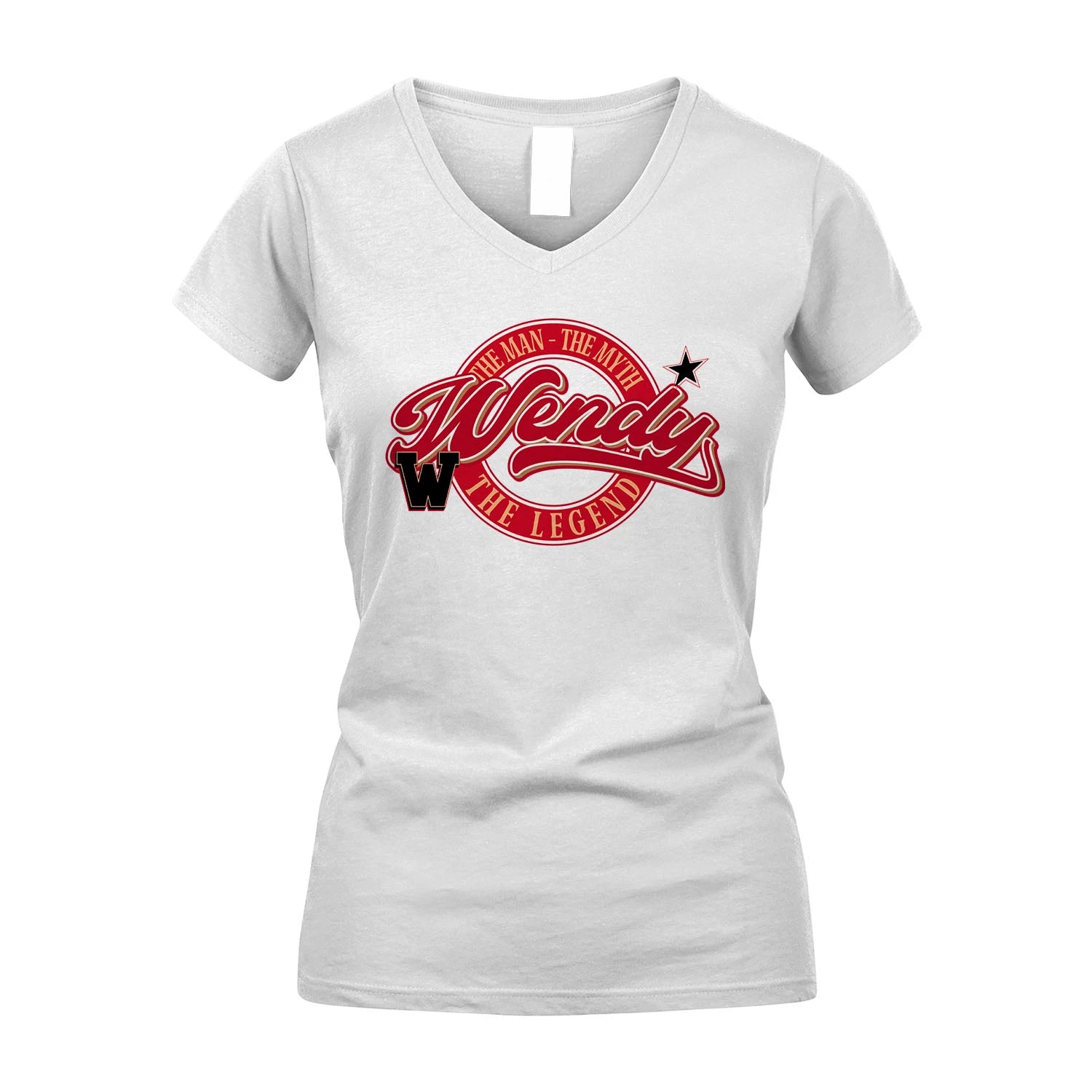 The Man The Myth The Legend Sporty Shirt WENDY M1-14