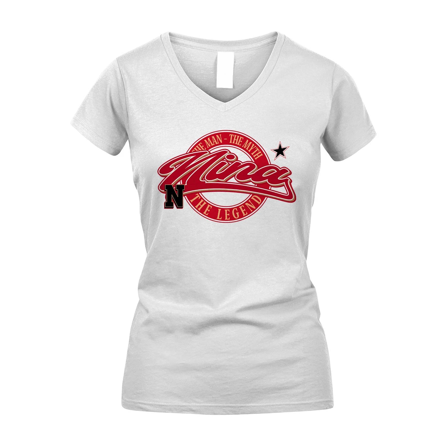 The Man The Myth The Legend Sporty Shirt NINA M1-14