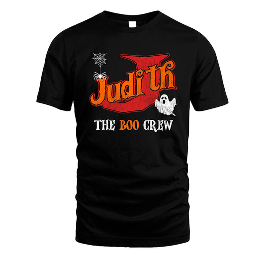 The Boo Crew Halloween Custom Name Shirt JUDITH M1-22