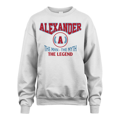 The Man The Myth The Legend Jet Style Shirt ALEXANDER M1-9