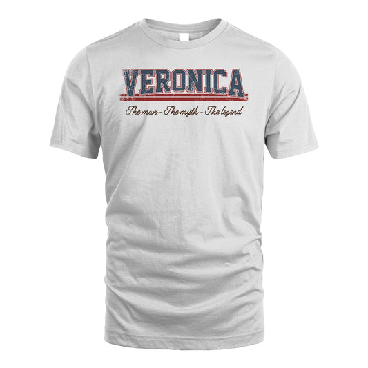 The Man The Myth The Legend Vintage Shirt VERONICA M1-6