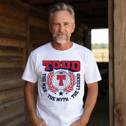 The Man The Myth The Legend Logo Shirt TODD M1-30