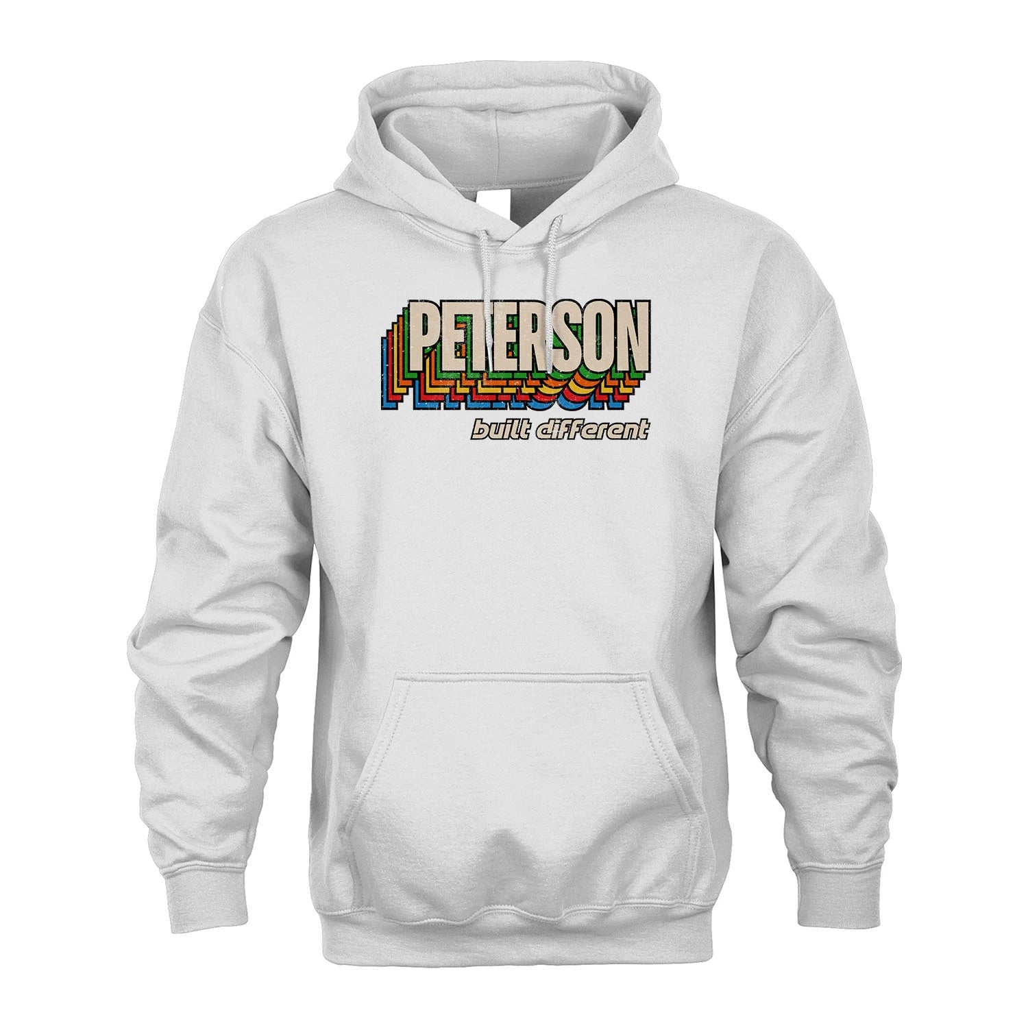 Your Name Built Different Retro Shirt PETERSON M1-26