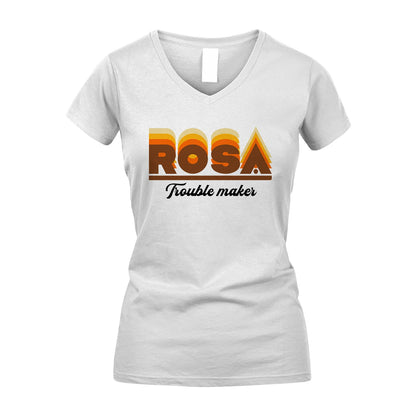 Your Name Trouble Maker Funny Shirt ROSA M1-34