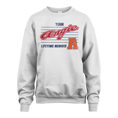Team Your Name Lifetime Member Vintage Shirt ANGIE M1-24