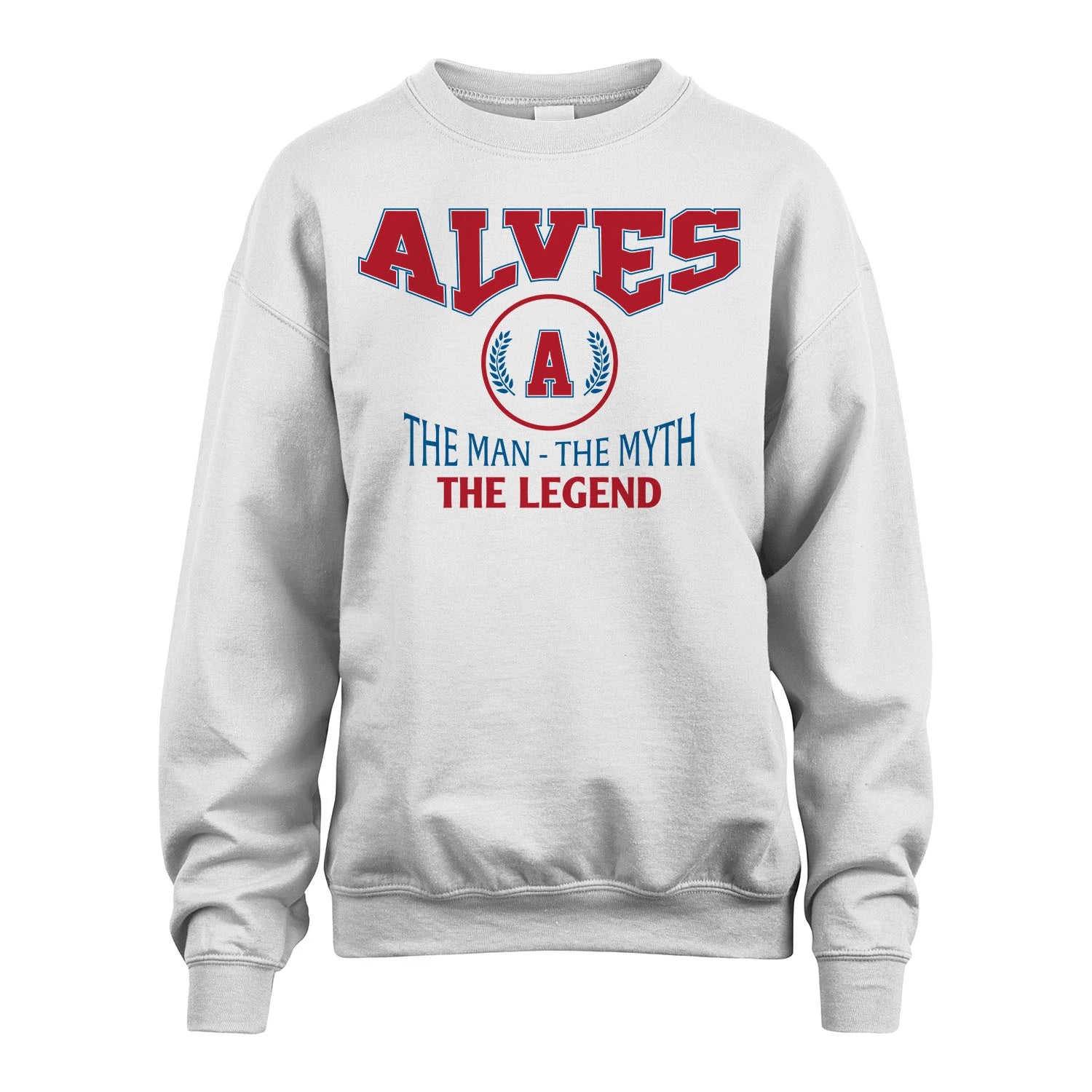 The Man The Myth The Legend Jet Style Shirt ALVES M1-9