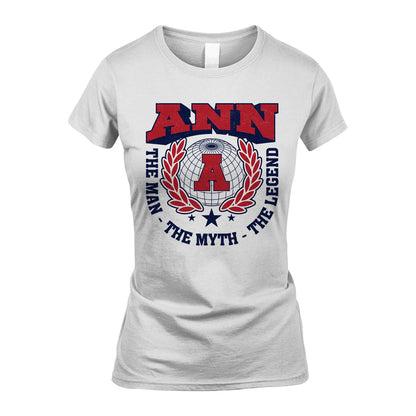The Man The Myth The Legend Logo Shirt ANN M1-30
