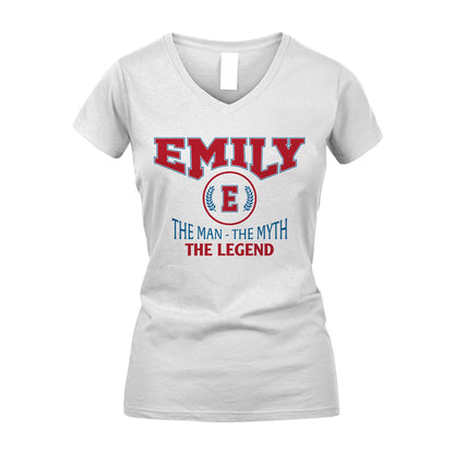The Man The Myth The Legend Jet Style Shirt EMILY M1-9
