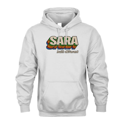 Your Name Built Different Retro Shirt SARA M1-26