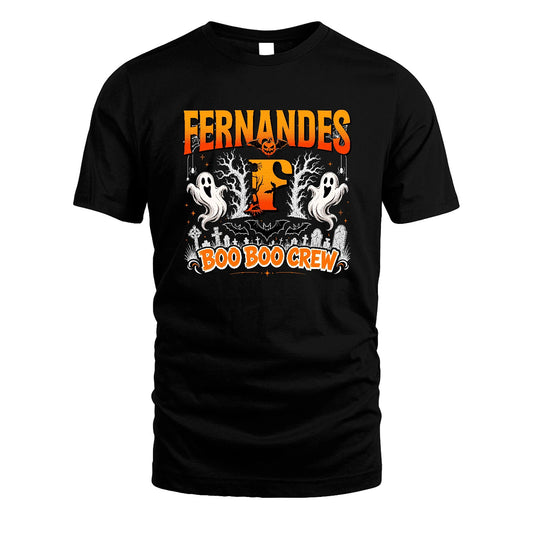 Boo Boo Crew Halloween Custom Name Shirt FERNANDES M1-28