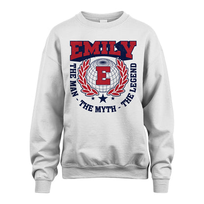 The Man The Myth The Legend Logo Shirt EMILY M1-30