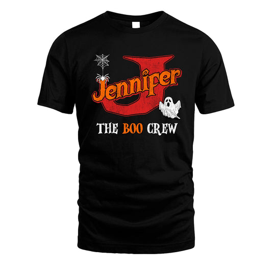 The Boo Crew Halloween Custom Name Shirt JENNIFER M1-22