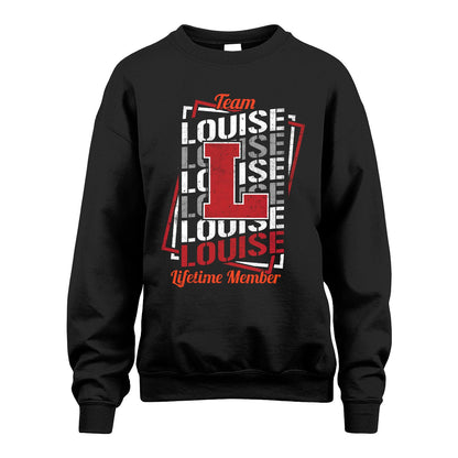 Team Your Name Lifetime Member Sporty Shirt LOUISE M1-25