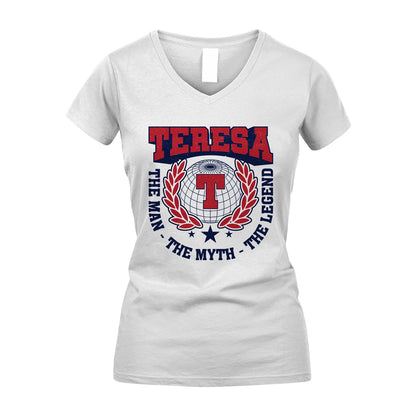 The Man The Myth The Legend Logo Shirt TERESA M1-30