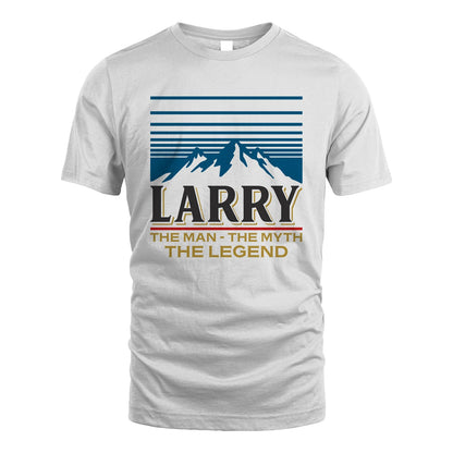The Man The Myth The Legend Vintage Mountain Shirt LARRY M1-19
