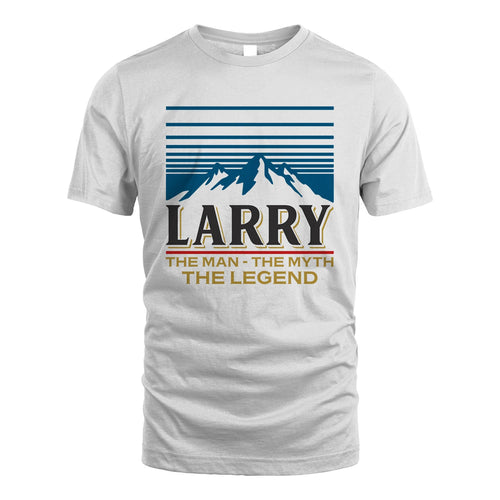 The Man The Myth The Legend Vintage Mountain Shirt LARRY M1-19