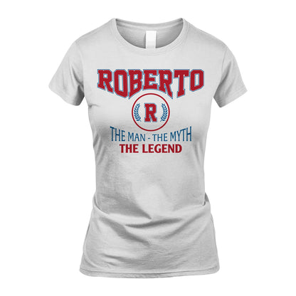 The Man The Myth The Legend Jet Style Shirt ROBERTO M1-9