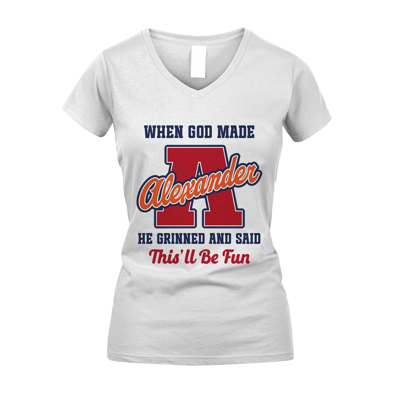 God Made Your Name Custom Shirt ALEXANDER M1-16