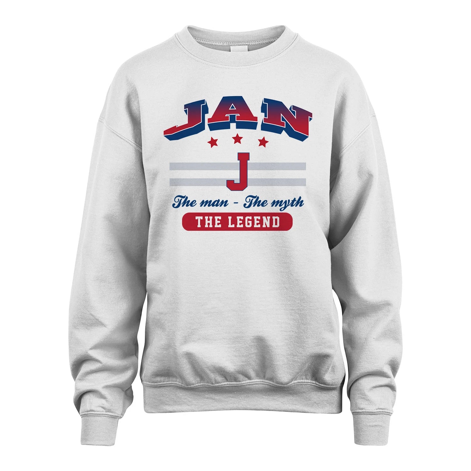 The Man The Myth The Legend With Your Name Shirt JAN M1-35