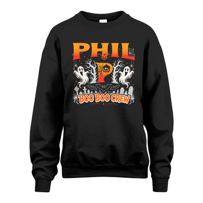 Boo Boo Crew Halloween Custom Name Shirt PHIL M1-28