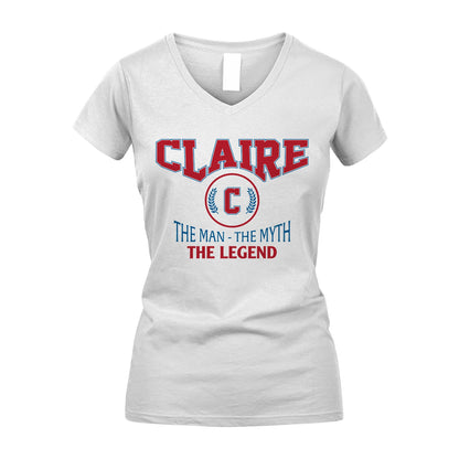 The Man The Myth The Legend Jet Style Shirt CLAIRE M1-9