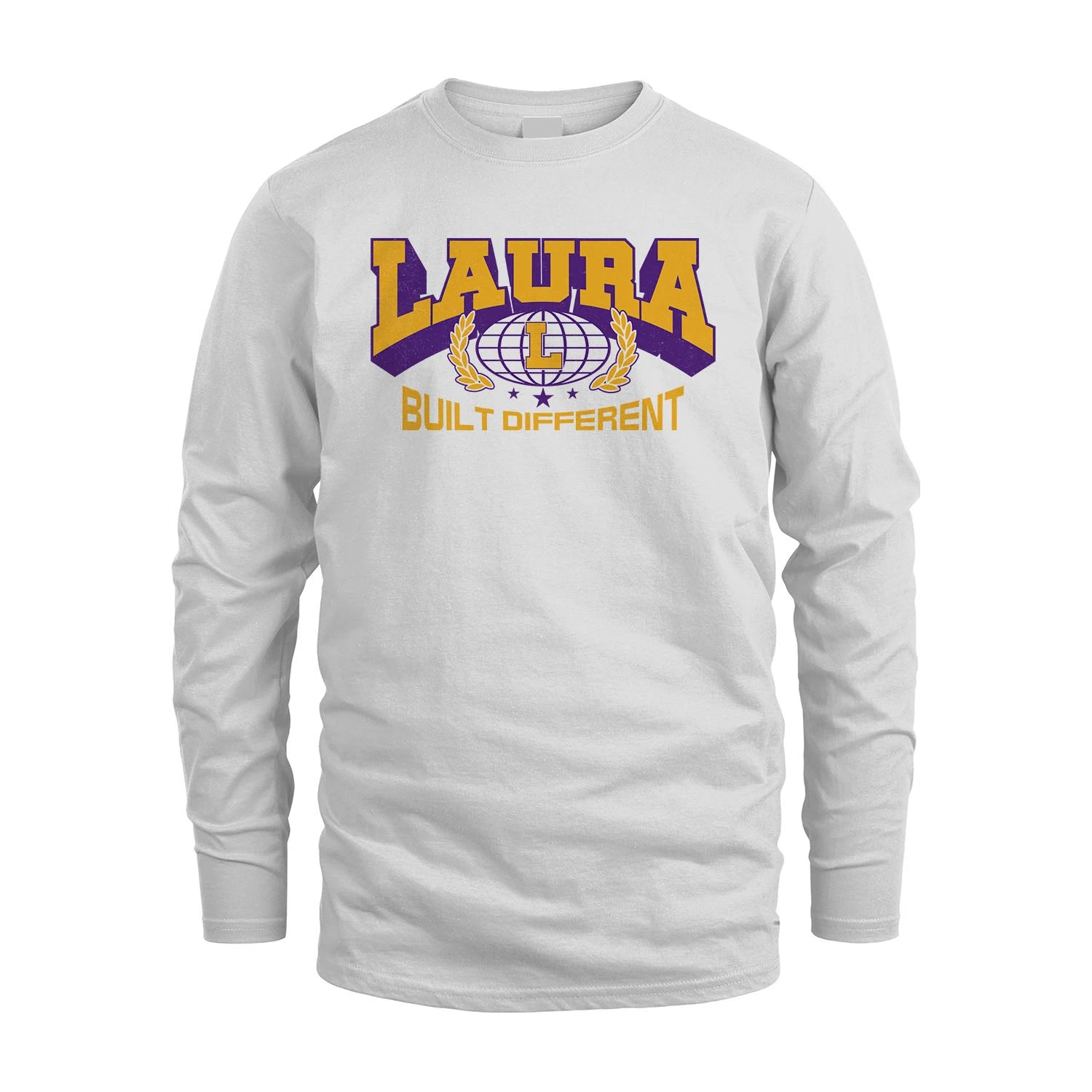 Your Name Built Different Sporty Shirt LAURA M1-32