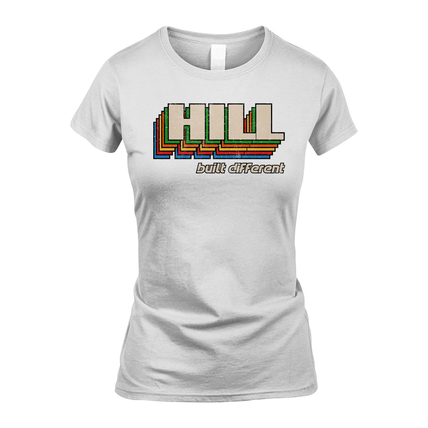Your Name Built Different Retro Shirt HILL M1-26