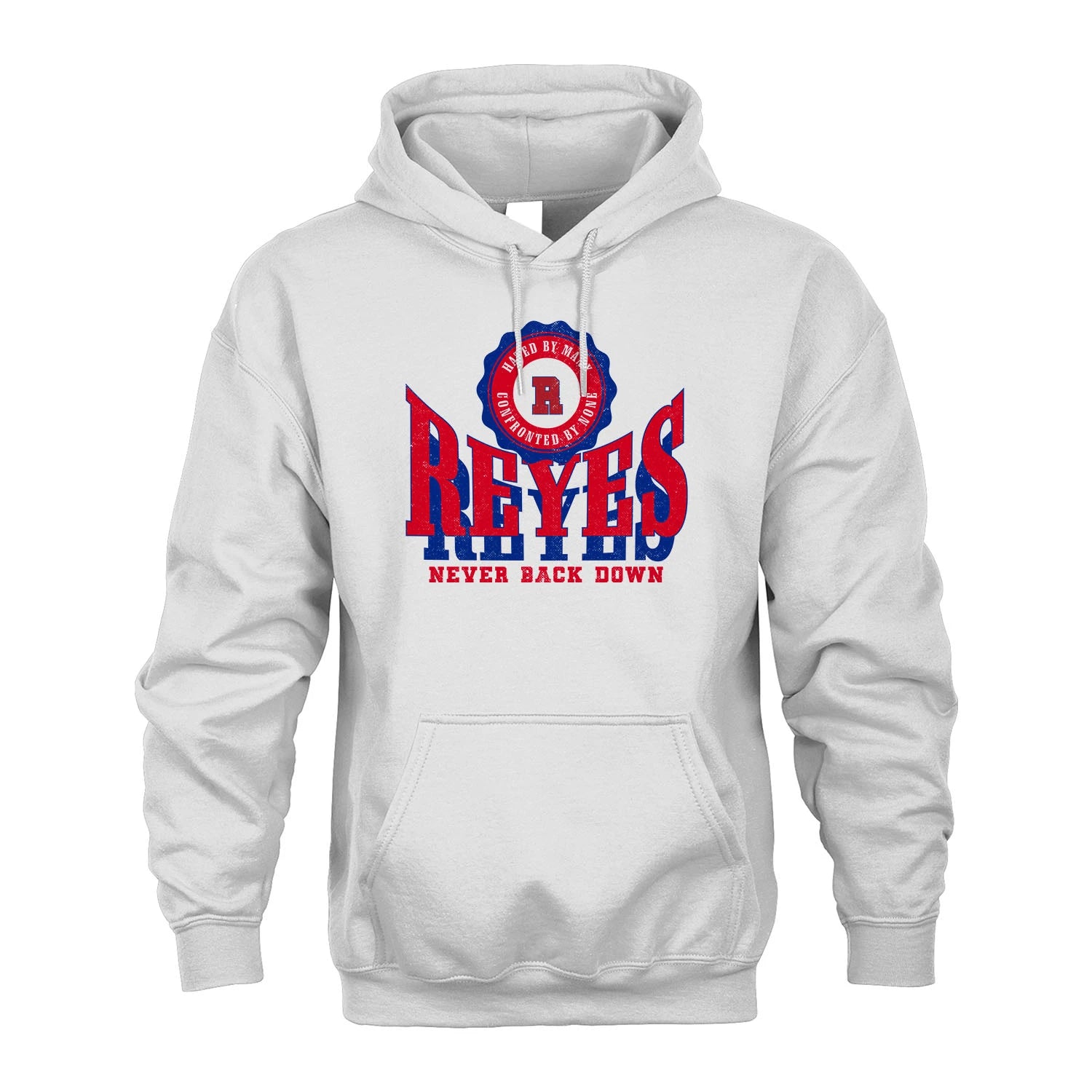 Your Name Never Back Down Shirt REYES M1-33
