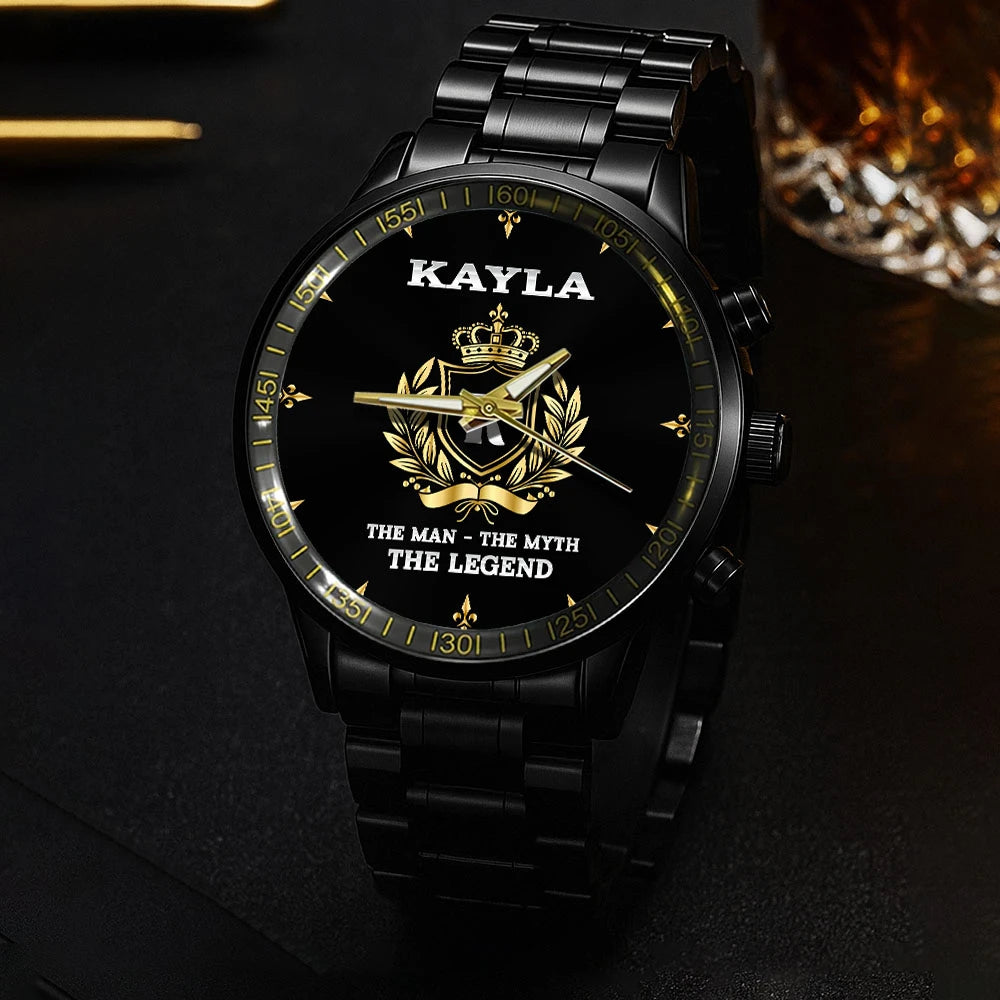 The Man The Myth The Legend King Crown Watch KAYLA M1-W4